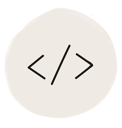Icon, das Code zeigt und Hackathons darstellt